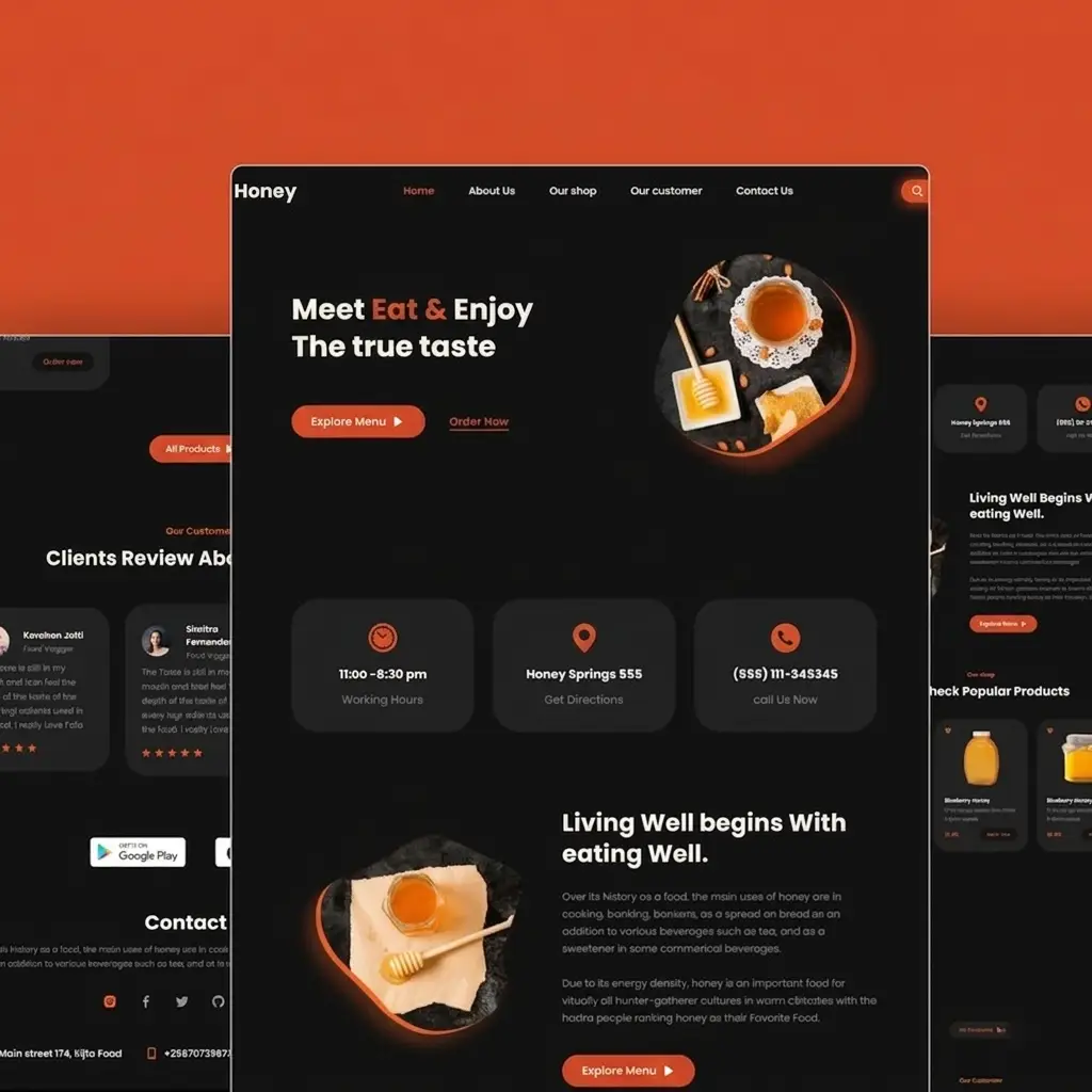 Responsive website designs showcased on the original Digital Draft website