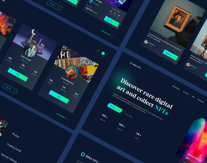Website Design / UI UX — The Digital Draft
